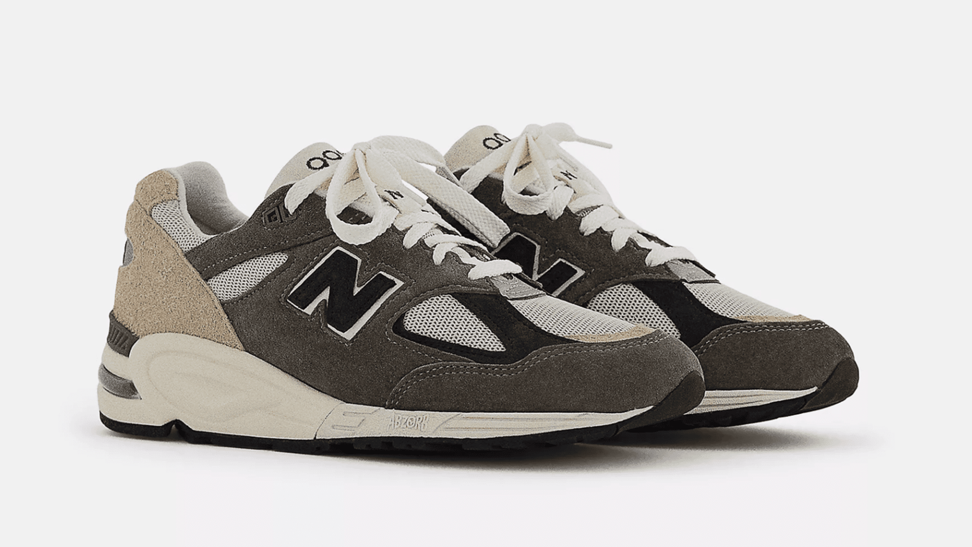 New Balance 990v2 Made In USA Olive Beige