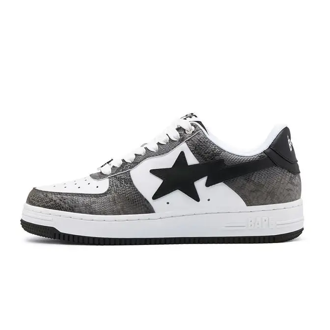 A BATHING APE BAPESTA Snakeskin Grey | Where To Buy | The Sole Supplier