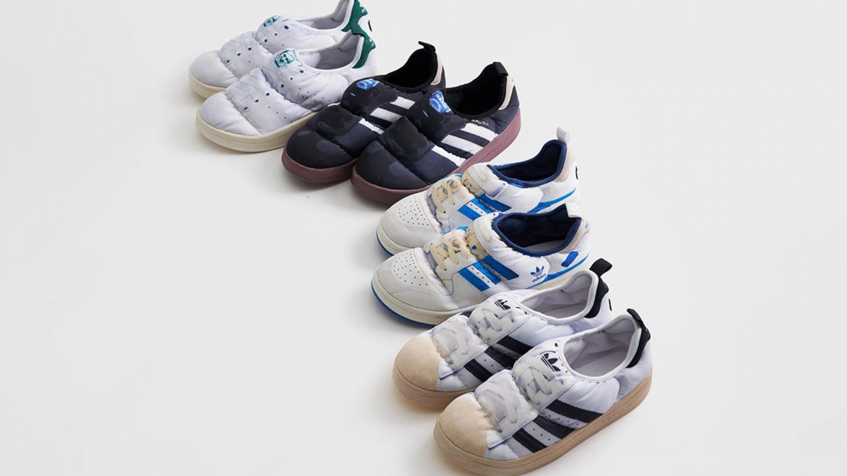 The adidas Originals Puffylette “Fake Printed” Pack Adds a Cosy Twist to Fan-Fave Styles