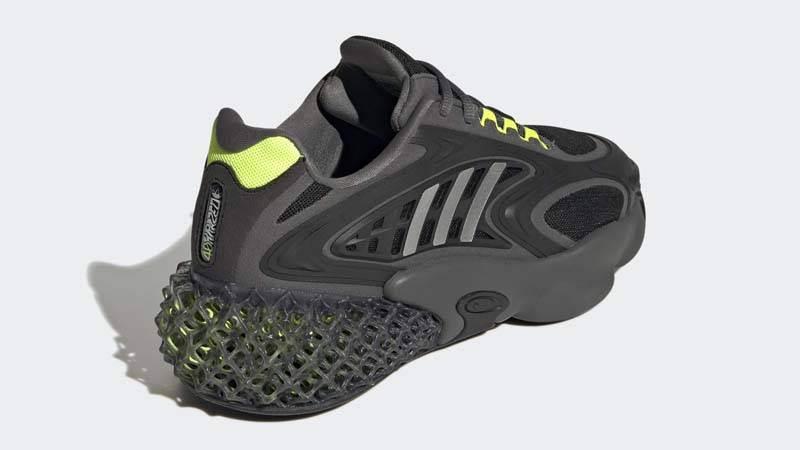 adidas 4D Krazed Black Silver Metallic Closeup
