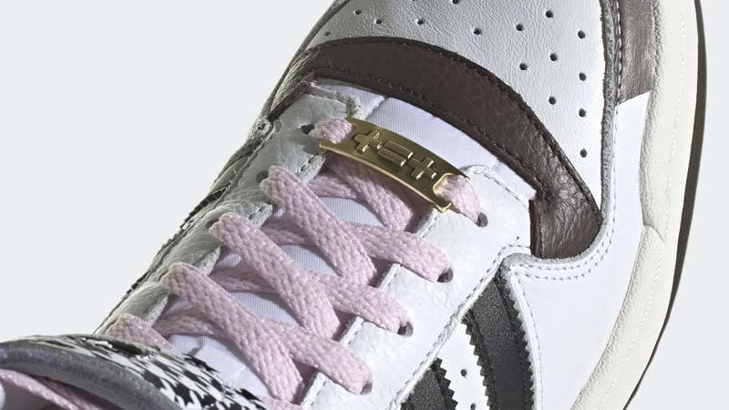 adidas Forum Mid Houndstooth Closeup