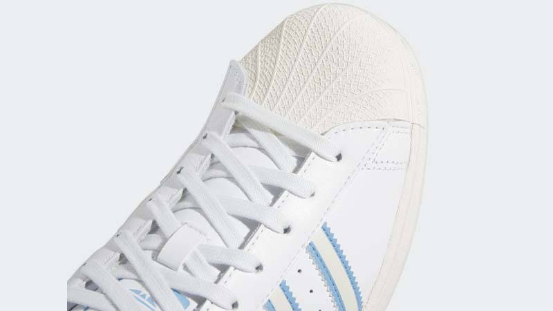 Light blue adidas outlet superstars