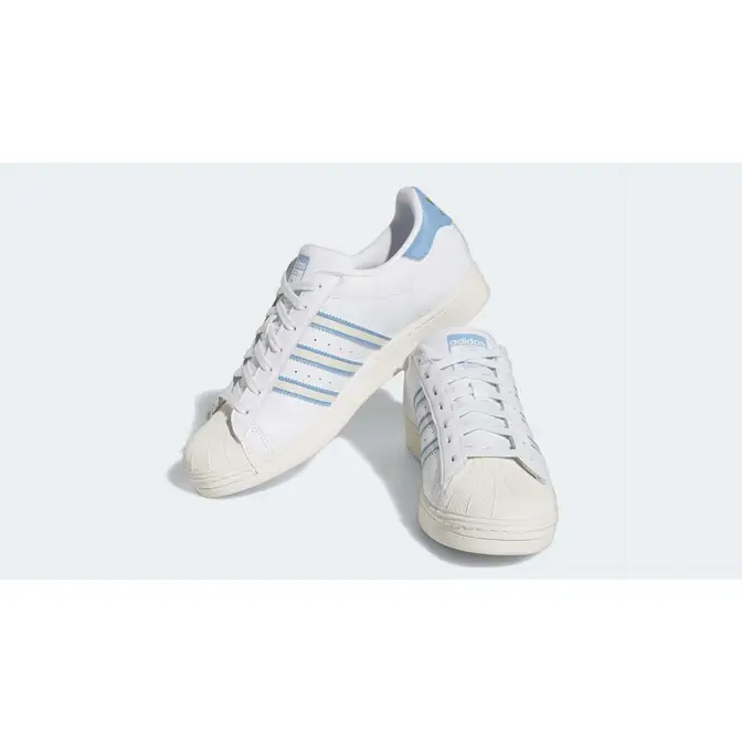 Light blue superstar clearance adidas