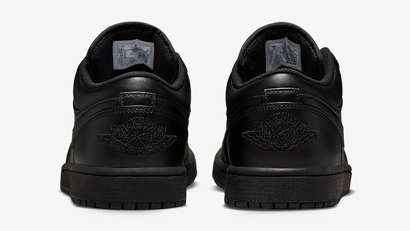 Air Jordan 1 Low Triple Black 553558-093 Back