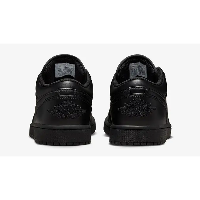 Air Jordan 1 Low Triple Black | Where To Buy | 553558-093 | The Sole ...