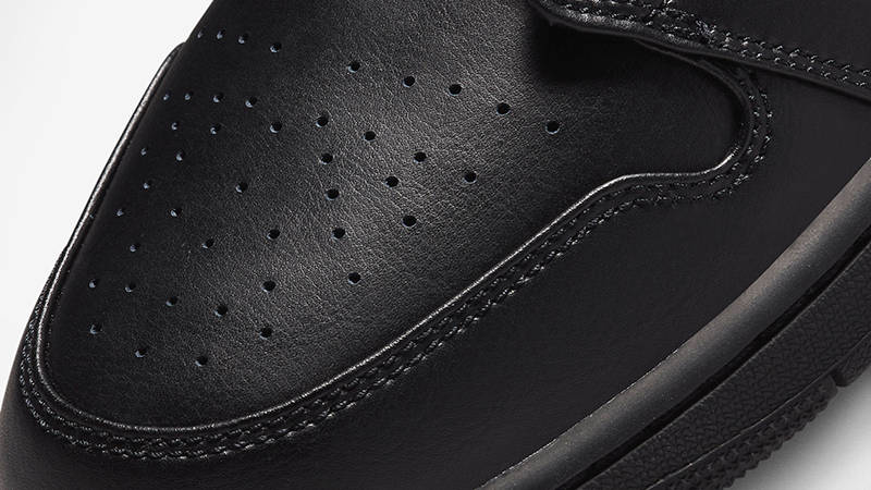 Air Jordan 1 Low Triple Black 553558-093 Detail