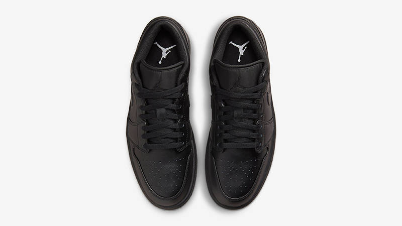 Air Jordan 1 Low Triple Black 553558-093 Top