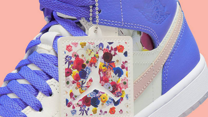 Air Jordan 1 Mid Flower Garden Detail