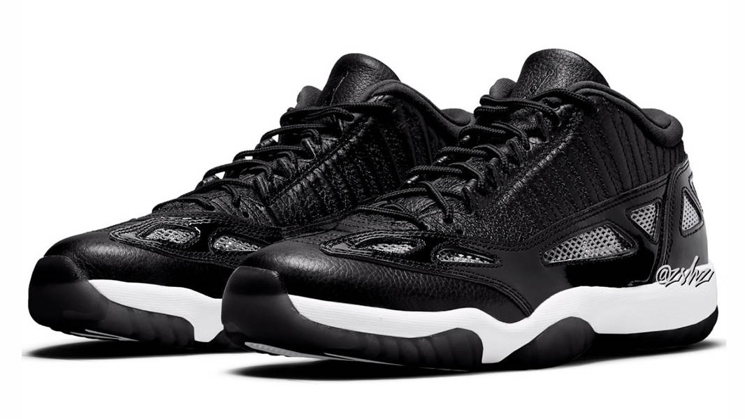 Black and white jordans 11 hotsell