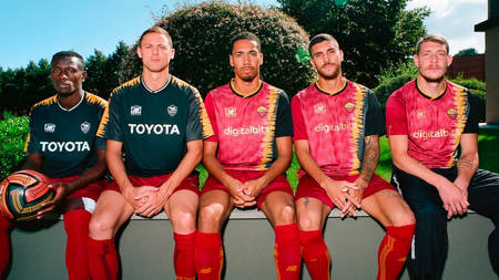 Football and Fashion's Latest Collaboration Arrives Courtesy of Aries x New Balance x A.S. Roma Football and Fashion's Latest Collaboration Arrives Courtesy of Aries x New Balance x A.S. Roma