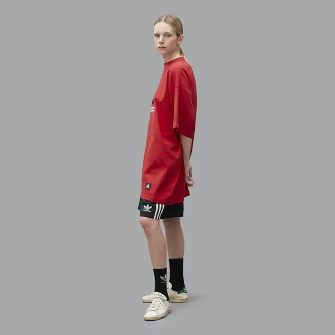 Balenciaga x Adidas Oversized T-Shirt Red