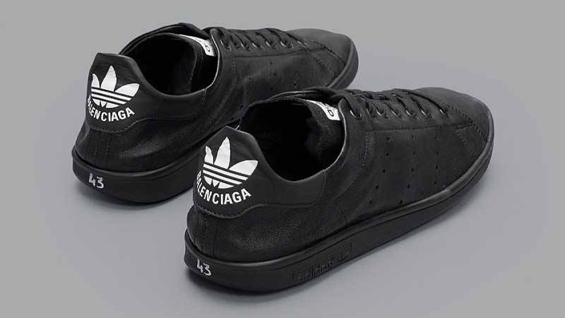 Balenciaga x adidas Stan Smith Black Back