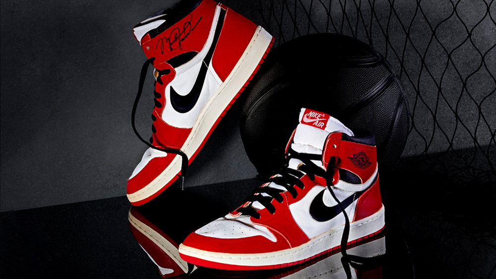 Image via Christie's Miss Out on the Chicagos? Cop a Game-Worn Pair at Christie’s
