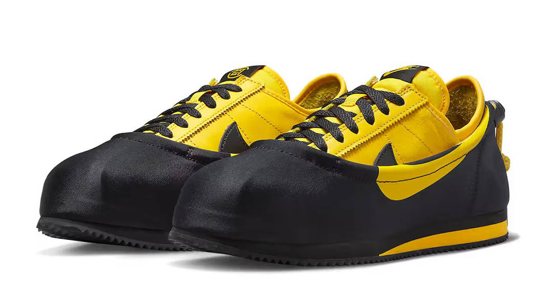 CLOT x Nike Cortez Black Varsity Maize DZ3239-001 Side