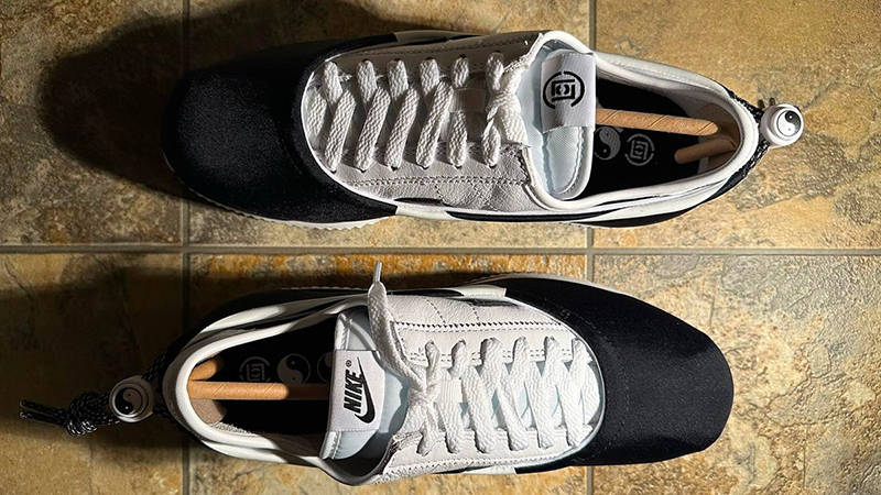 CLOT x Nike Cortez Black White DZ3239-002 Top