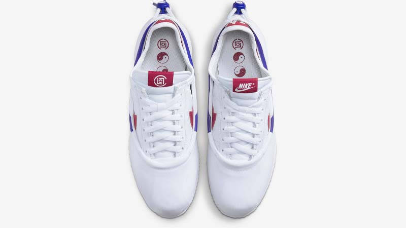 CLOT x Nike Cortez White Game Royal Red Middle