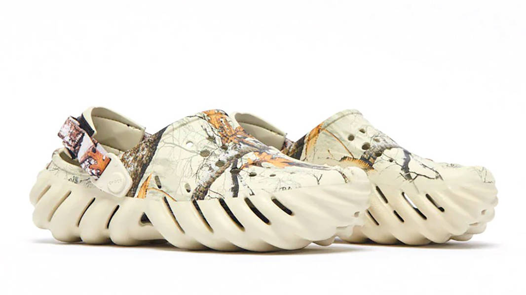 Crocs Echo Clog Realtree Edge Bone Side