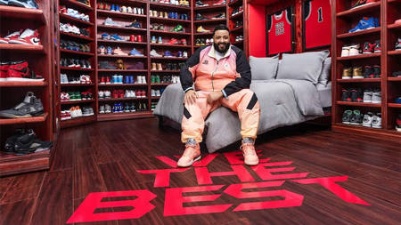 Here's How You Can Spend the Night in DJ Khaled's Sneaker Closet Here's How You Can Spend the Night in DJ Khaled's Sneaker Closet