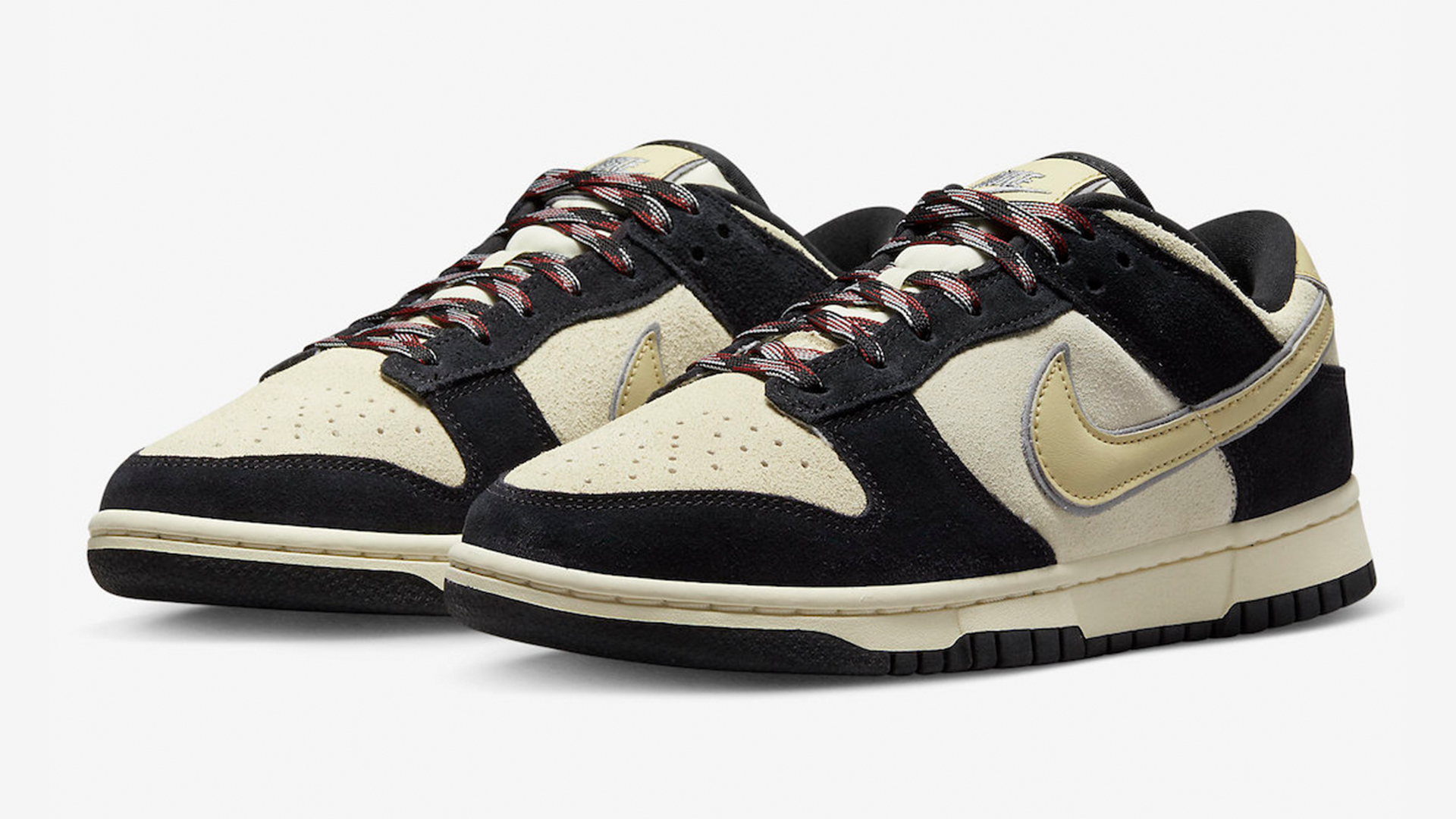 Nike Dunk Low Black Suede