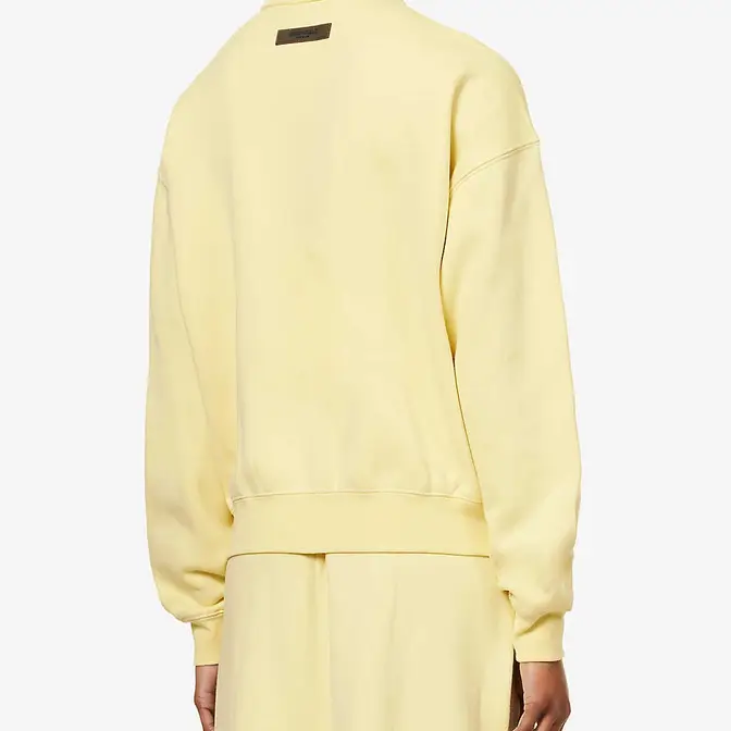 Fear of God ESSENTIALS Brand-Patch Cotton-Blend Zip Sweatshirt | Where ...