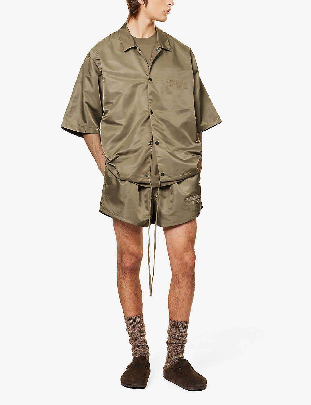 Fear of God ESSENTIALS Drawstring Hem Shirt Wood Full