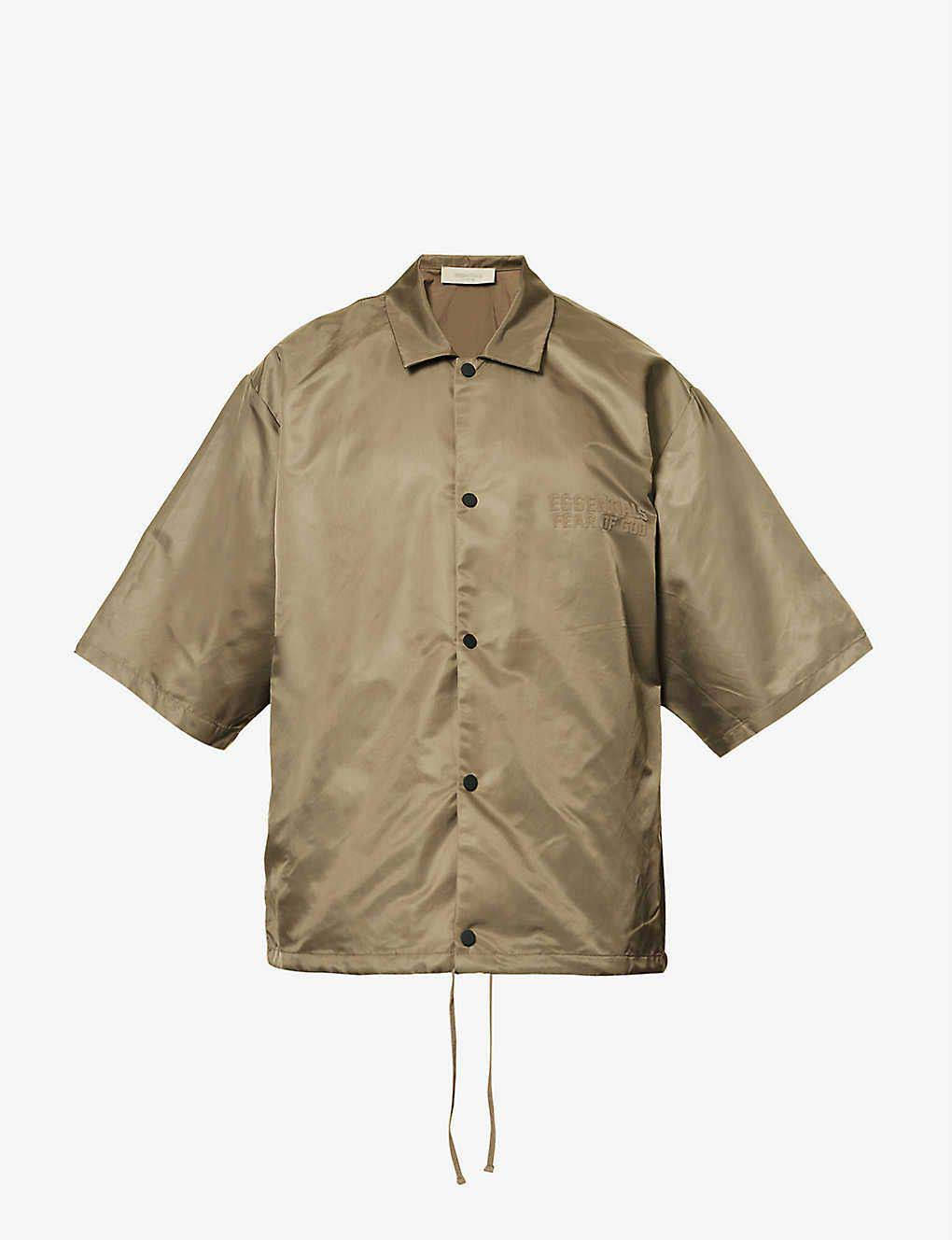 Fear of God ESSENTIALS Drawstring Hem Shirt Wood