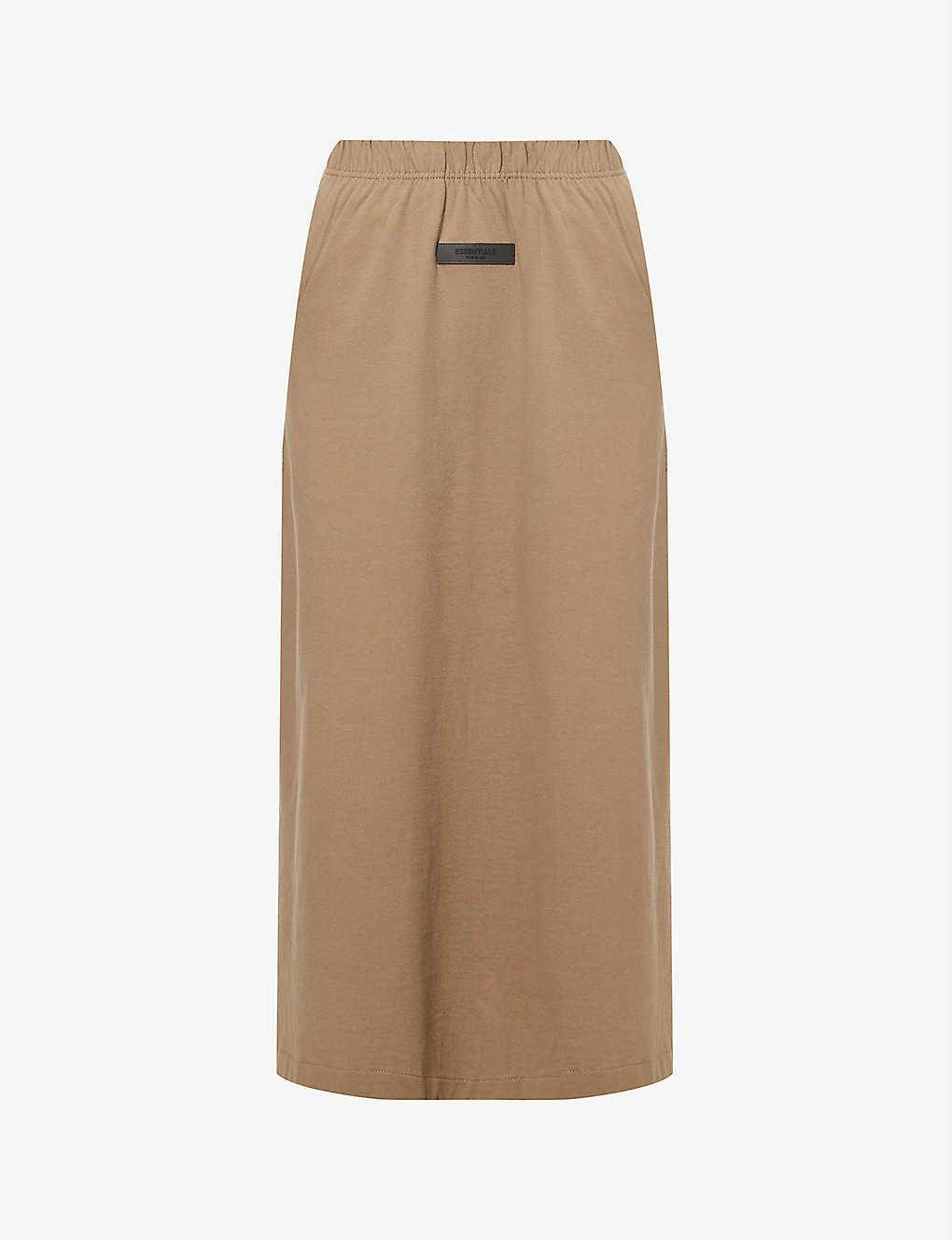 Fear of God ESSENTIALS Midi Skirt Wood