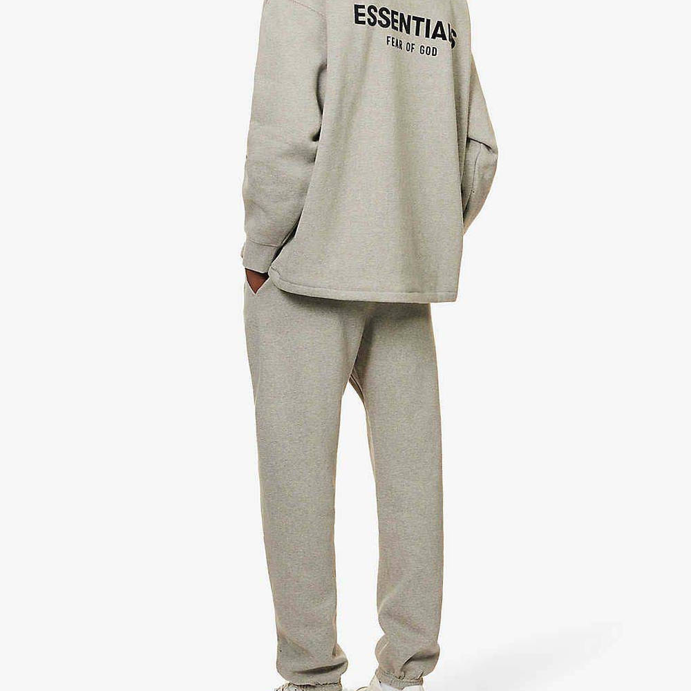 Fear of God ESSENTIALS Relaxed Fit Cotton Hoodie - Dark Oatmeal | The ...