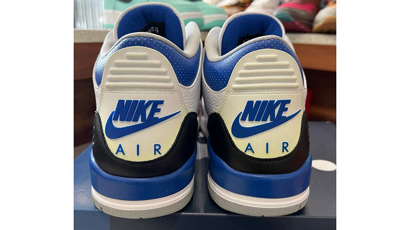 Fragment x Air Jordan 3 White 2023 Back