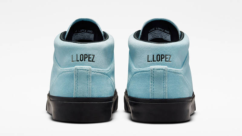 Fucking Awesome x Louie Lopez x Converse Pro Mid Cyan Black A05074C Back