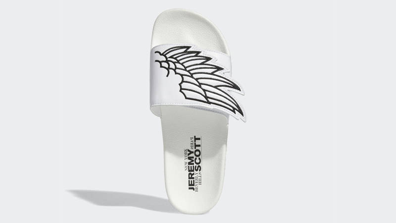 Jeremy Scott x adidas Adilette Wings Slides White Middle