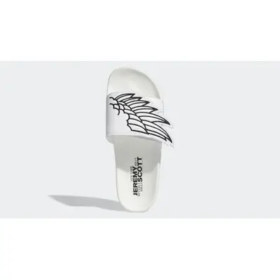 Jeremy Scott x adidas Adilette Wings Slides White Middle
