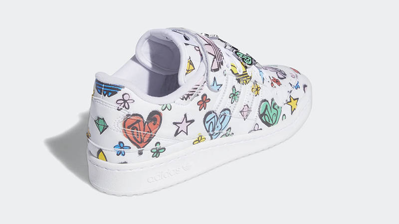 Jeremy Scott x adidas Forum 84 Low Graffiti GX9668 Back