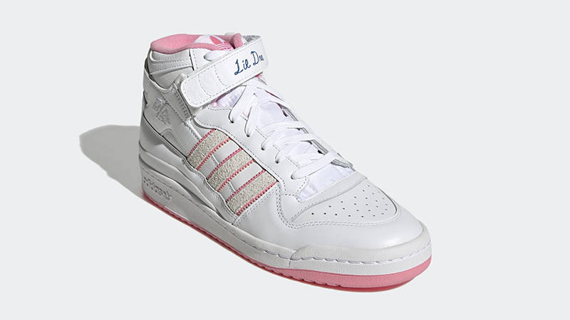 Lil Dre x adidas Forum Mid ADV White Pink GZ4721 Side
