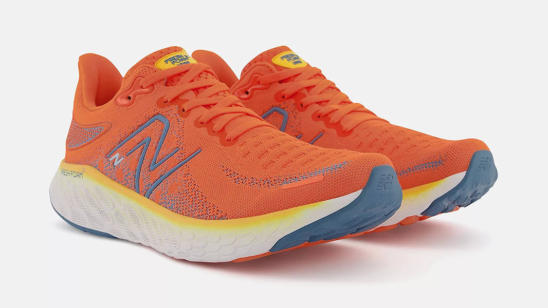 New Balance 1080v12 Fresh Foam Vibrant Orange M1080M12 Side