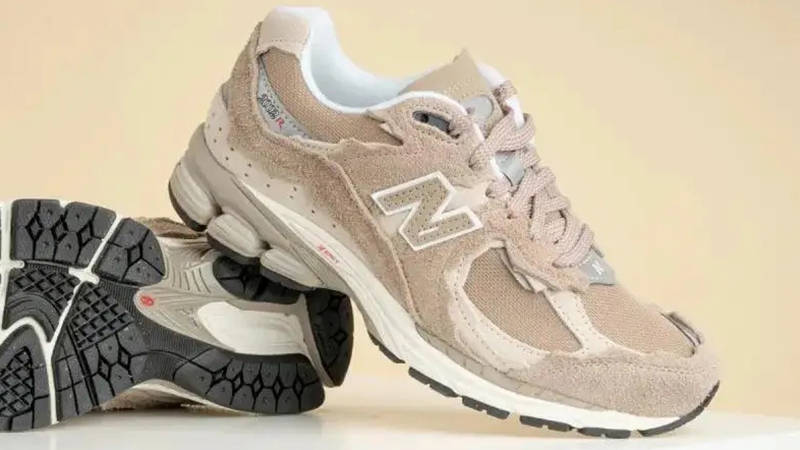 New Balance 2002R Protection Pack Khaki Grey Side
