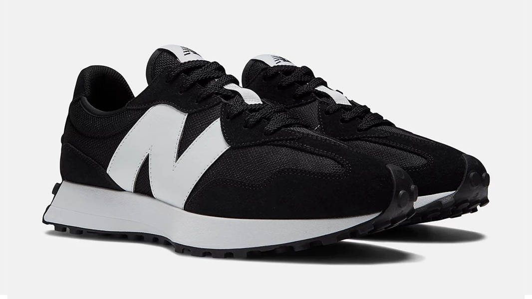 New Balance 327 Black White Front