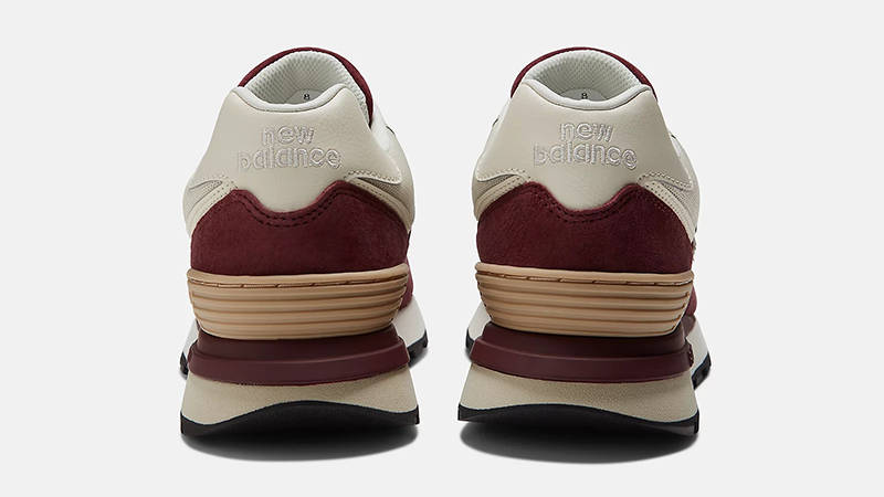 New Balance 574 Burgundy Angora U574LGRB Back