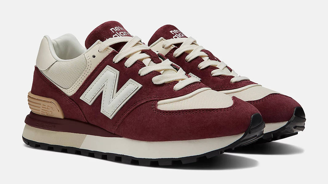 New balance 574 burgundy size 6 hotsell