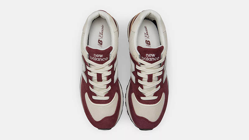 New Balance 574 Burgundy Angora U574LGRB Top