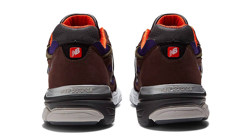 New Balance 990v3 Made in USA Brown Violet Back