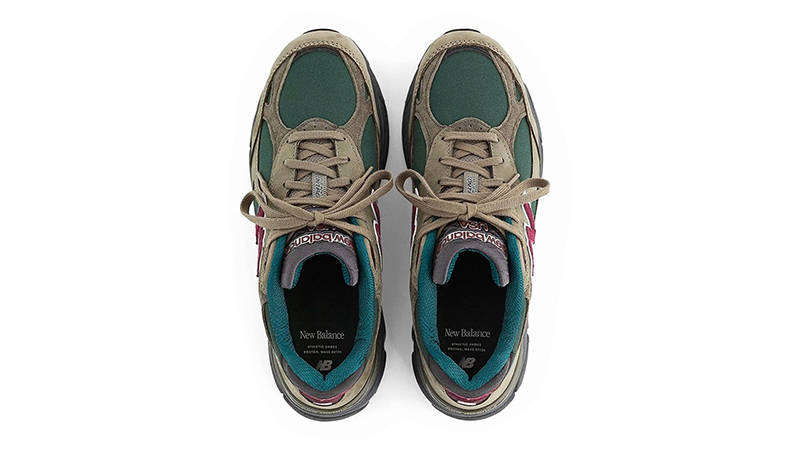 New Balance 990v3 Made in USA Khaki Green M990GP3 Top