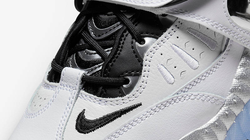 Nike Air Adjust Force White Metallic Silver Detail