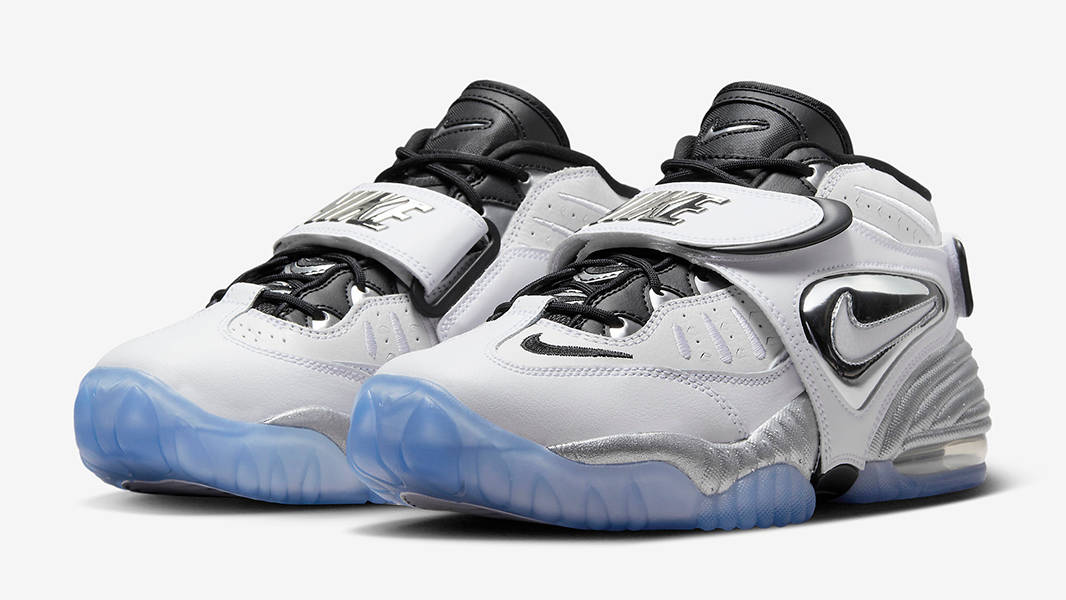 Nike Air Adjust Force White Metallic Silver Side