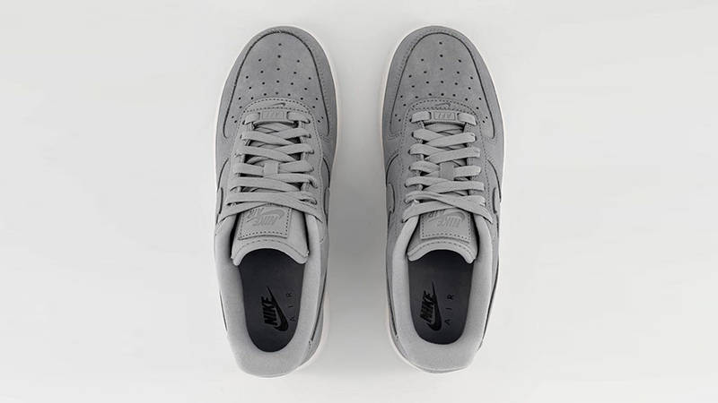 Nike Air Force 1 Low Grey Nubuck DR9503-002 Top