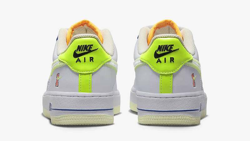 Nike Air Force 1 Low GS Player One White Blue FB1393-111 Back