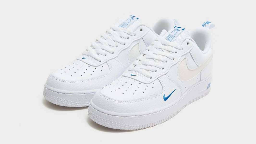 Nike Air Force Low Reflective Swoosh White Blue Where To Buy FB8971- 100 The Sole Supplier