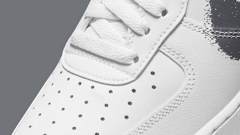 Nike Air Force 1 Low Spray Paint Swoosh FD0660-100 Detail