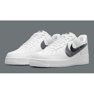 Nike Air Force 1 Low Spray Paint Swoosh FD0660-100 Side