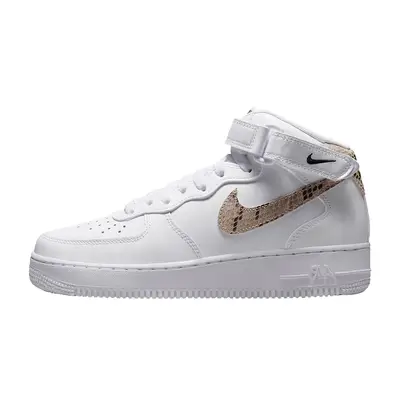 Nike Air Force 1 Mid Snakeskin Swoosh White | Where To Buy | DD9625-101 ...